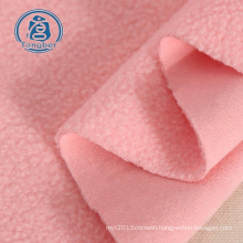 Good factory sweet pink polyester cotton fleece  hoodie fabric